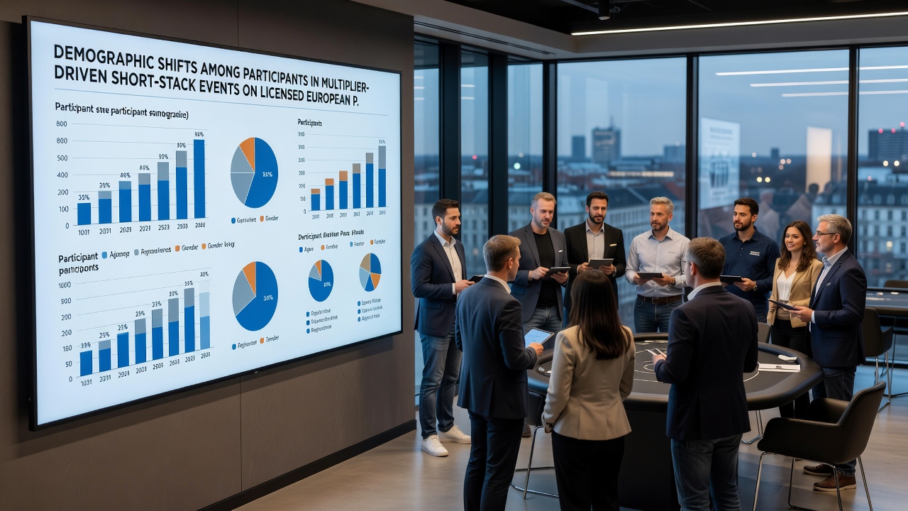 Spieleranpassungen und demografische Muster in Short-Stack Poker Events